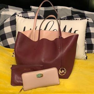 Michael Kors shoulder bag and wallet